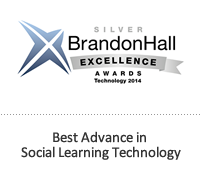 2014 Silver Brandon Hall Group Award for Mentoring and Social Learning Software