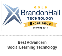 2011 Gold Brandon Hall Group Award for Mentoring and Social Learning Software