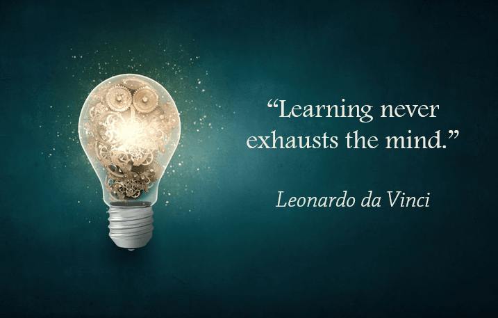 daVinci quote about learning